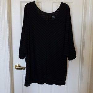 LANE BRYANT NWOT CHEVRON PRINT TUNIC SIZE 22/24